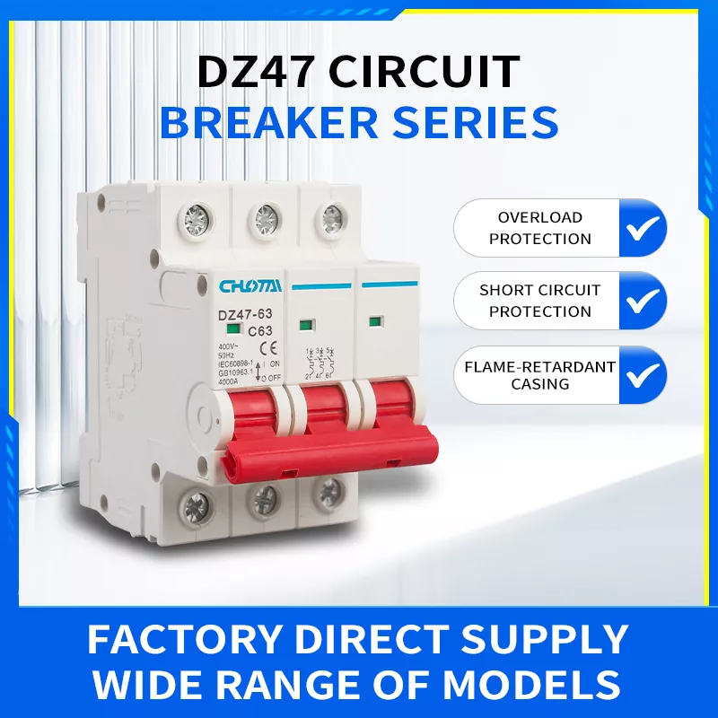 Bộ ngắt mạch thu nhỏ 3P 63A DZ47