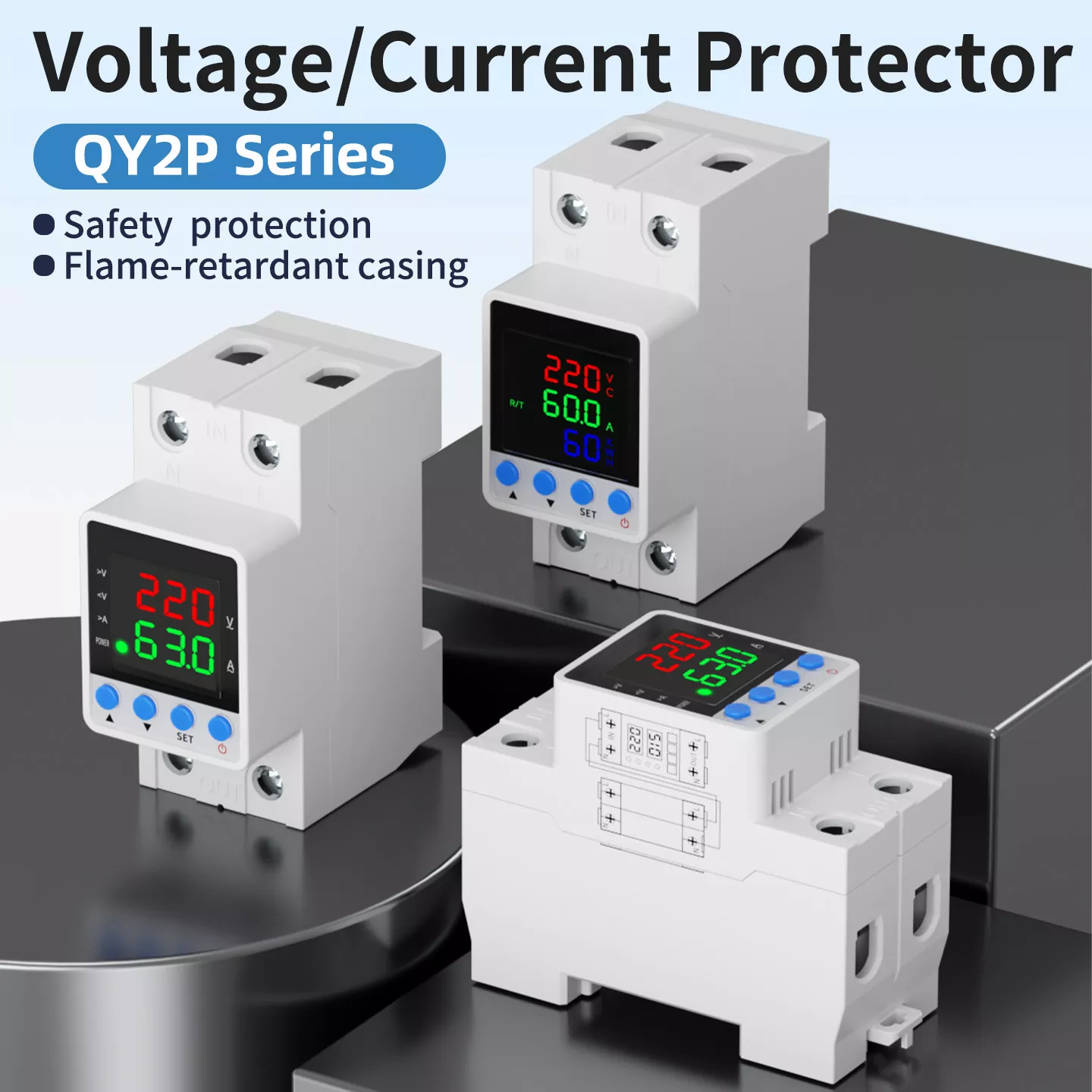 Bộ bảo vệ điện áp và dòng điện QY2P